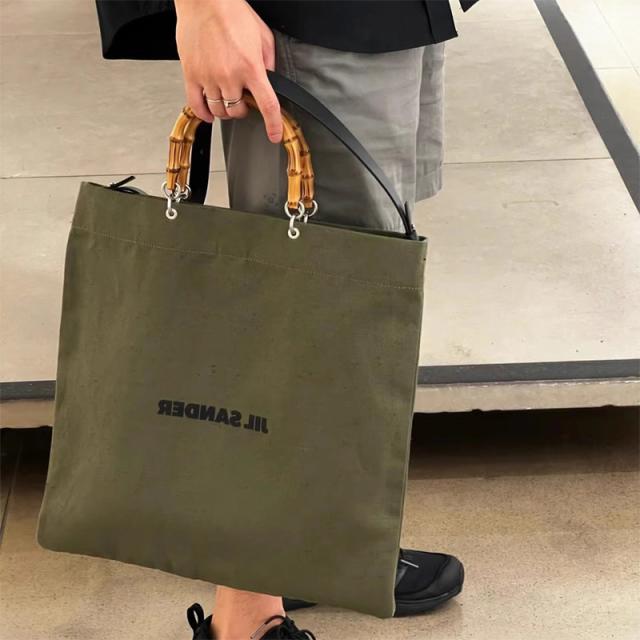 JIL SANDER ジルサンダー バンブー 2way トートバッグ ショルダー